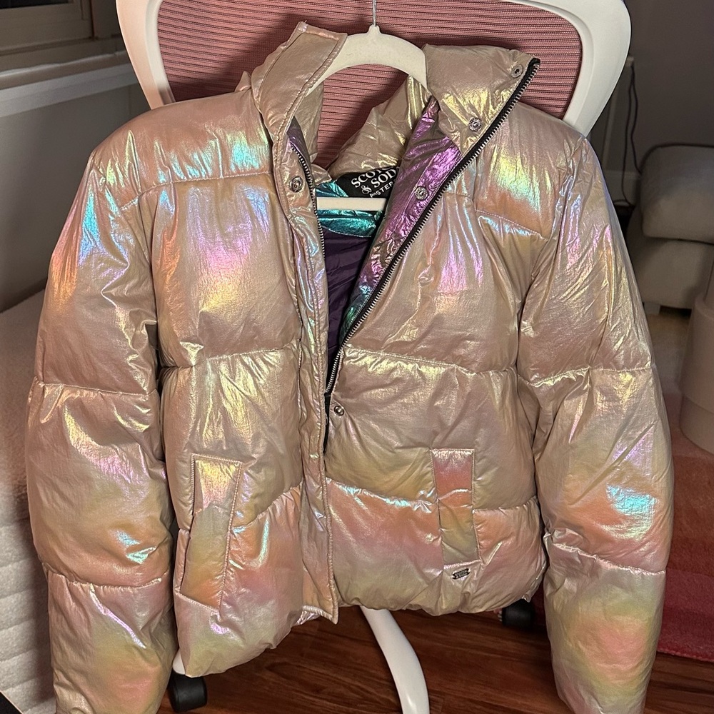 Scotch & Soda Iridescent Puffer Jacket